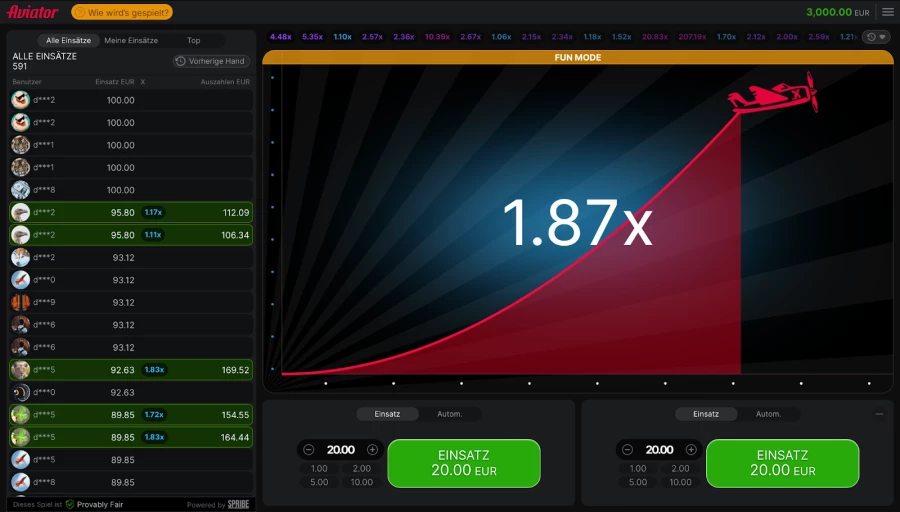 Aviator Demo Analyse